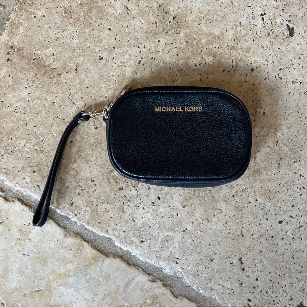 Michael Kors Black Wristlet
